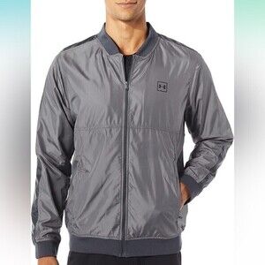 Under Armour-Men's Sport Style Wind Bomber Jacket- Full ZiP Windbreaker